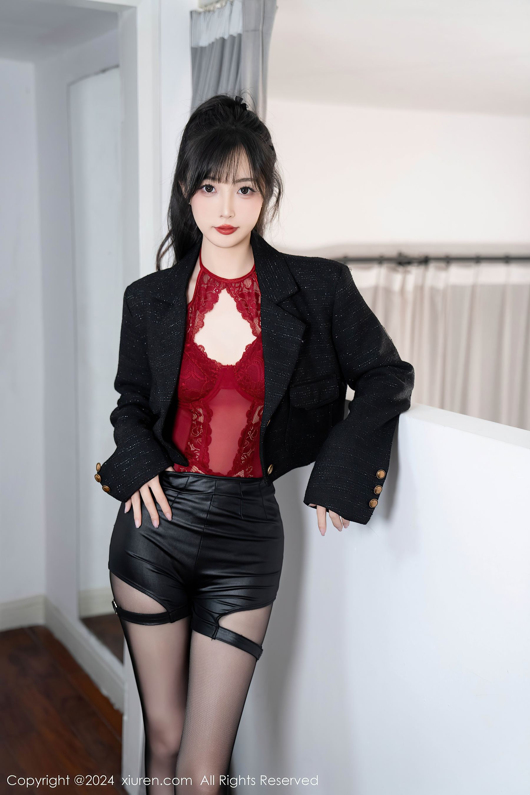 图片[1]-[XiuRen秀人网] No.9561 林星阑 黑丝美腿-看套图