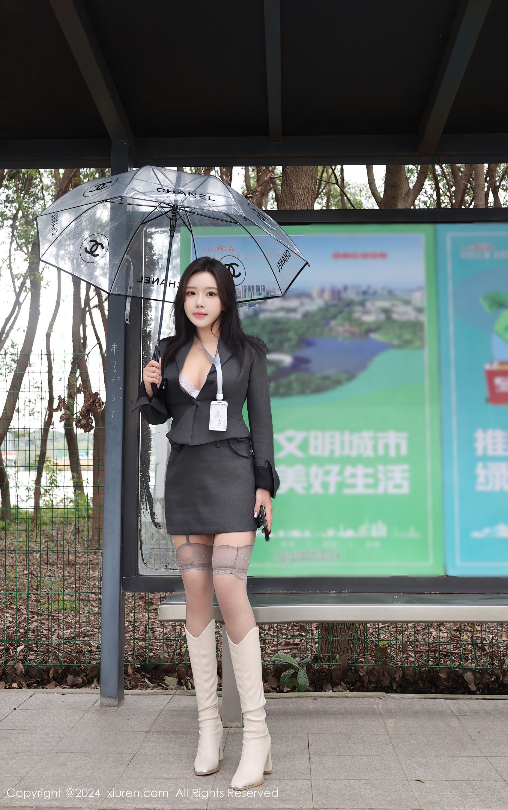 图片[3]-[XiuRen秀人网] No.9595 小薯条nienie 丝袜美腿-看套图