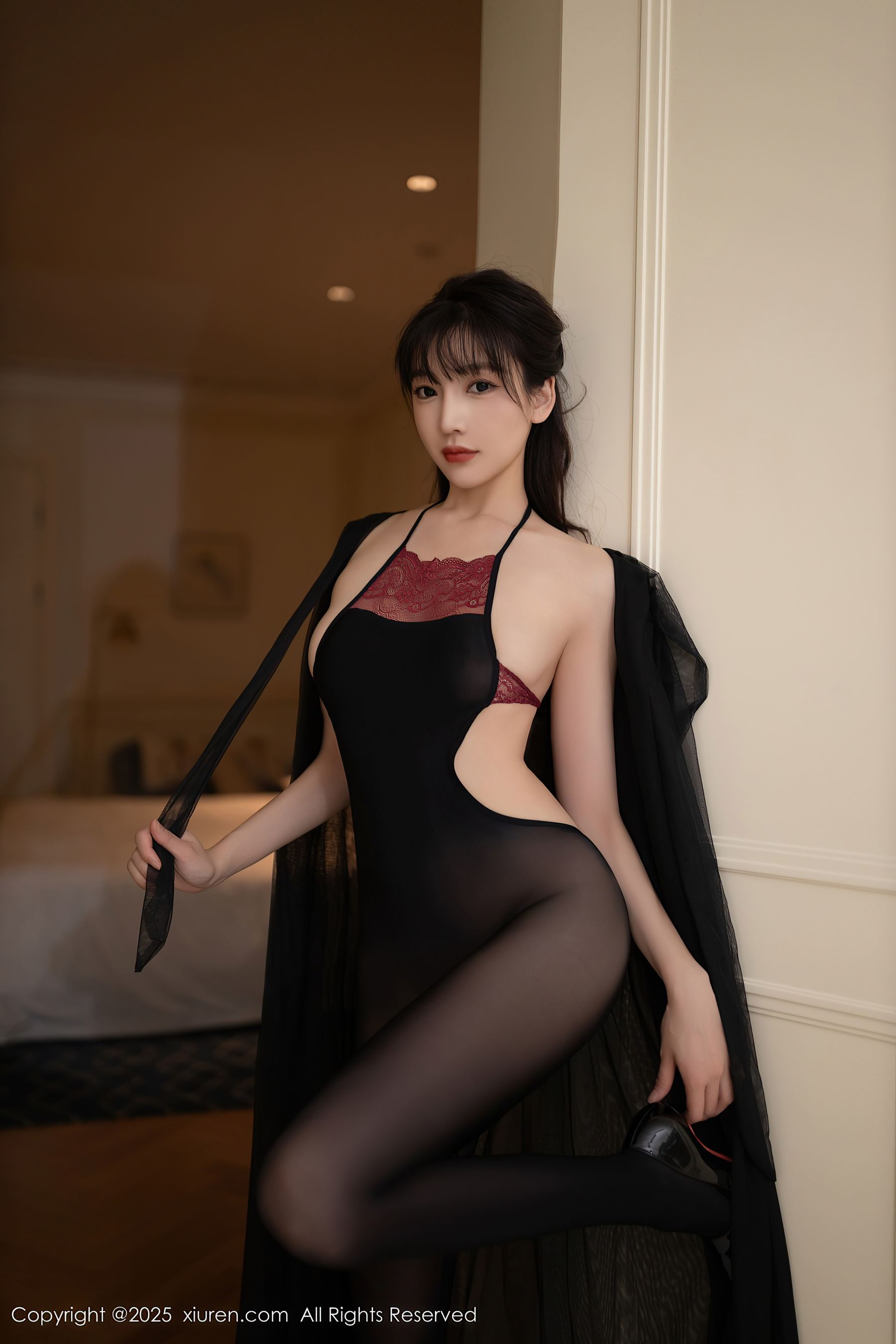 图片[3]-[XiuRen秀人网] No.9735 陆萱萱 黑丝美腿-看套图