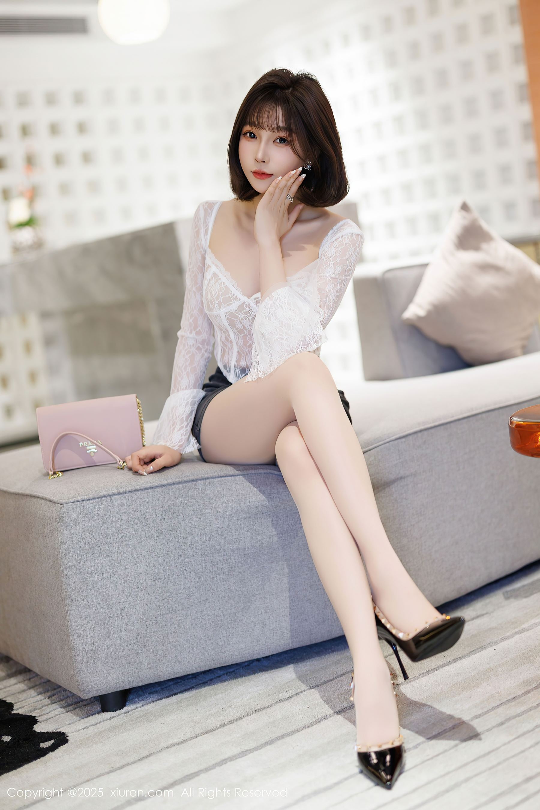 图片[2]-[XiuRen秀人网] No.10113 徐莉芝Booty 诱人白袜-看套图