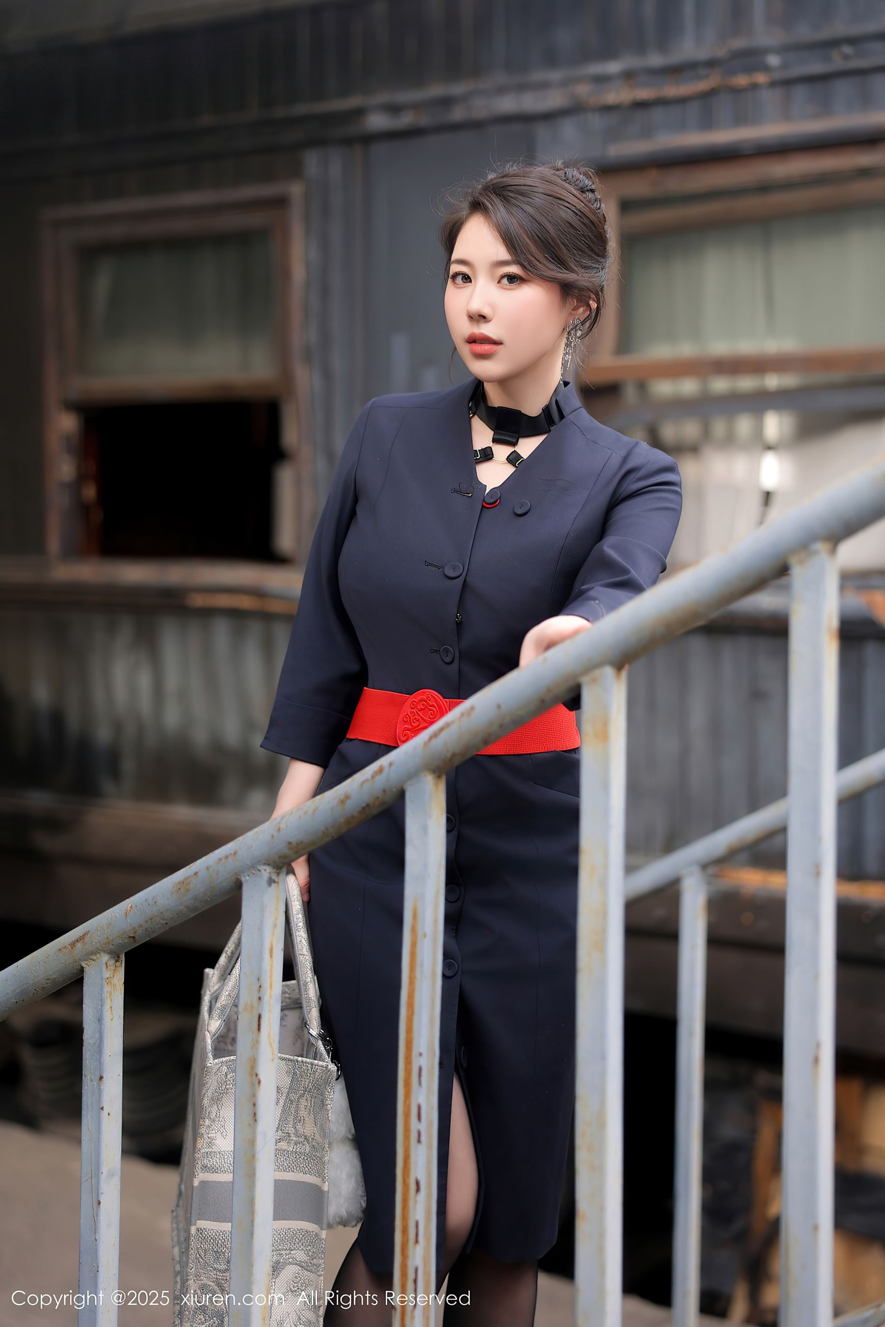 图片[4]-[XiuRen秀人网] No.10155 白茹雪abby 空姐制服-看套图