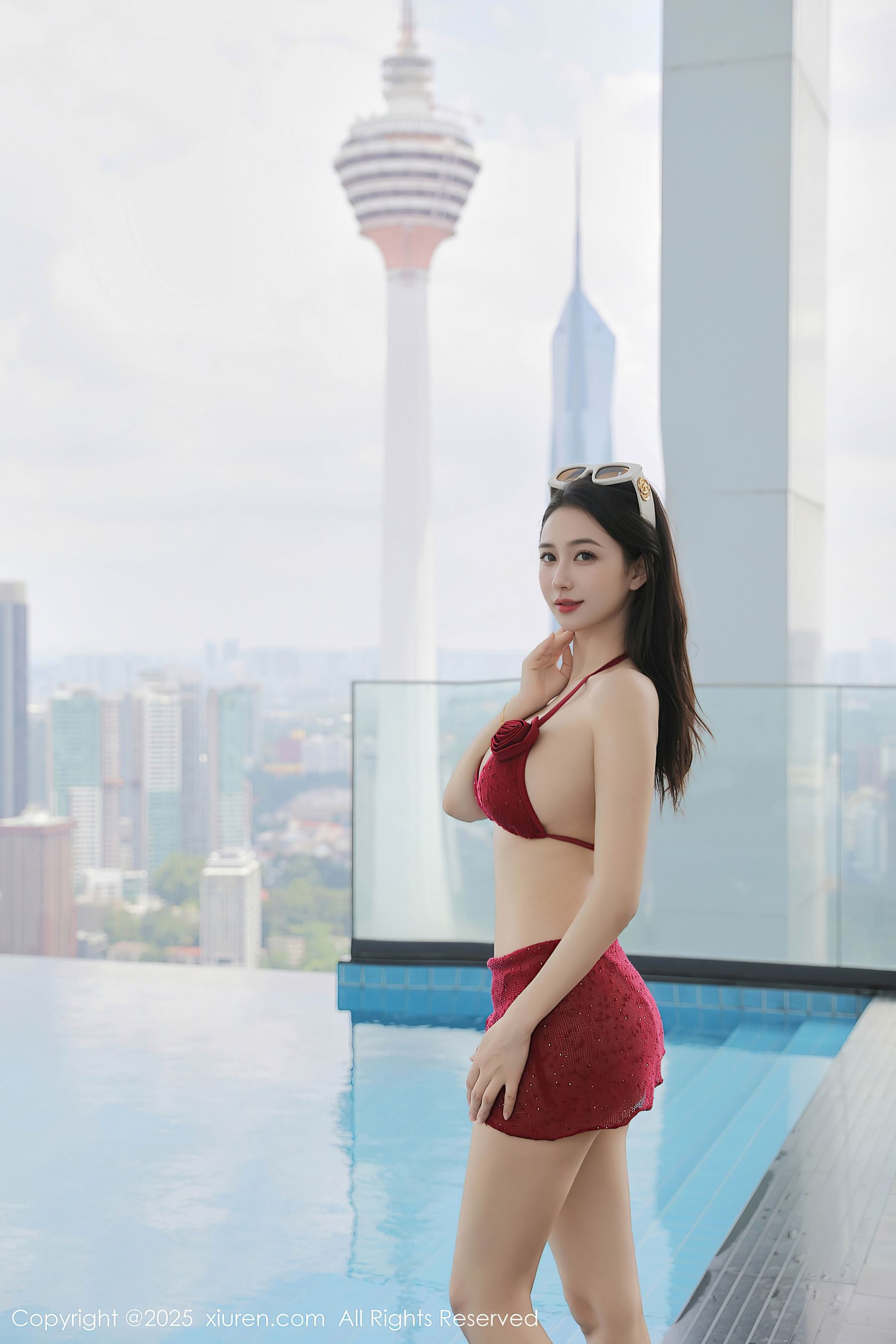 图片[5]-[XiuRen秀人网] No.10172 Candy糖糖 红色比基尼-看套图