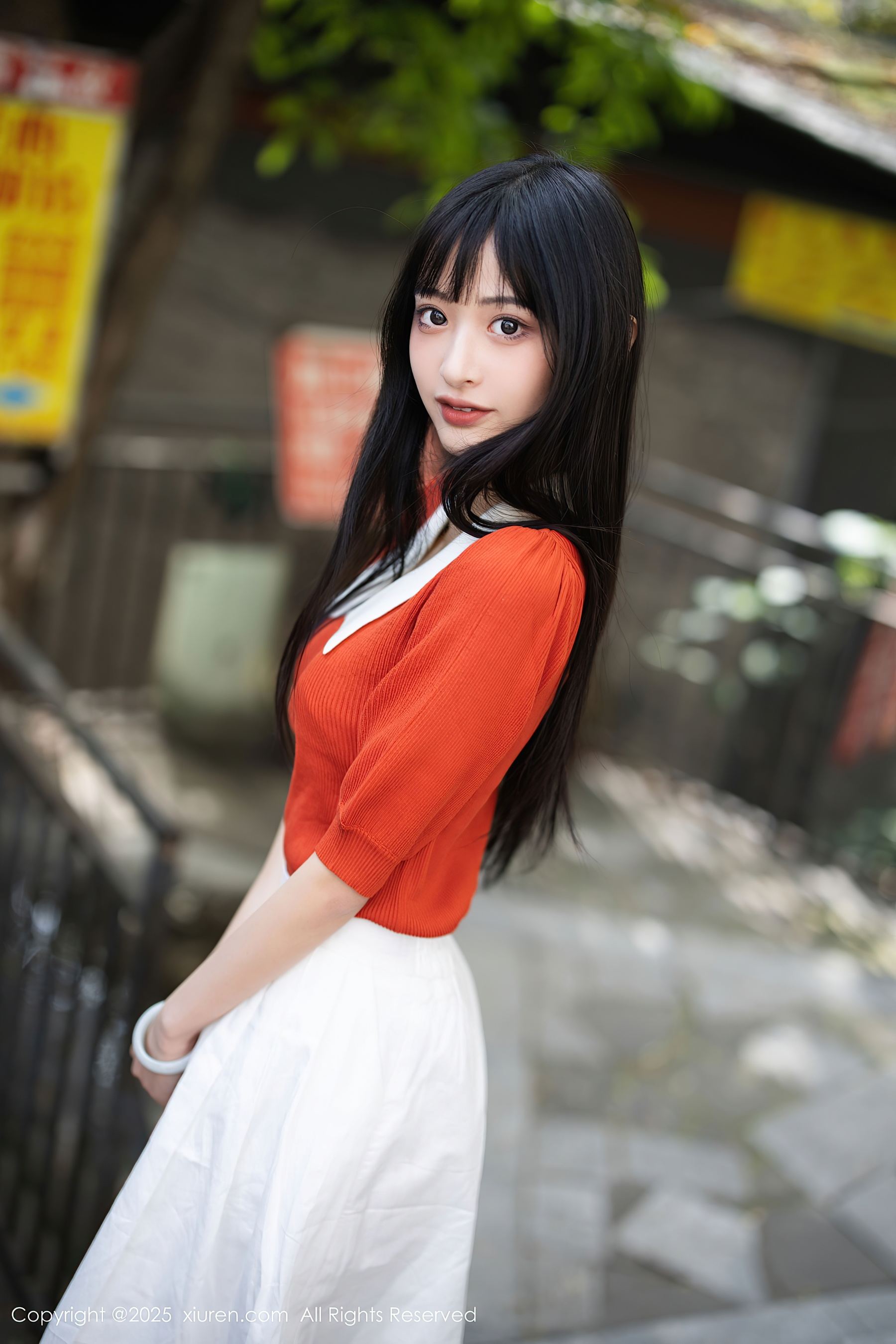 图片[3]-[XiuRen秀人网] No.10247 茂木希子 橙色T恤-看套图