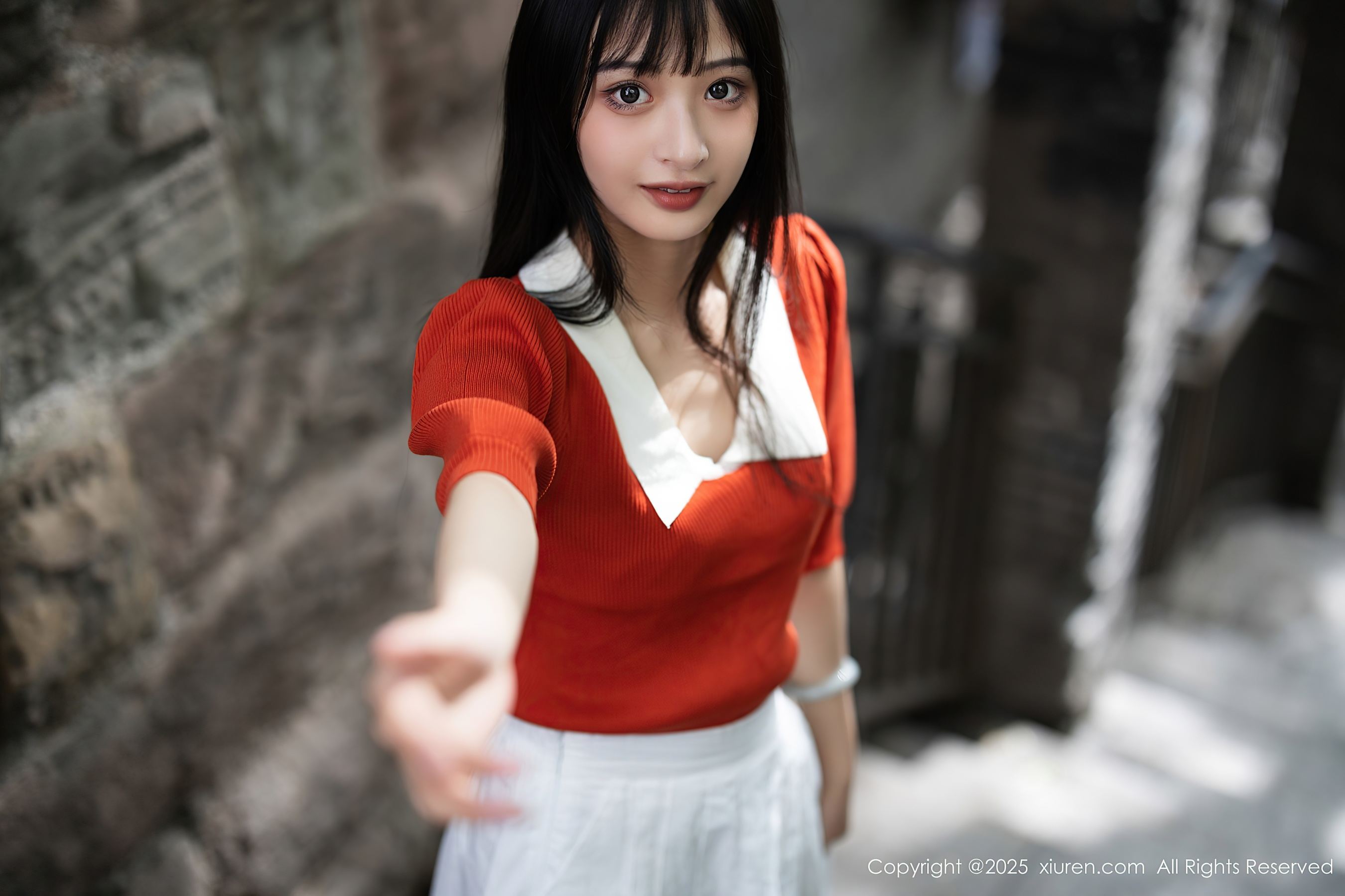 图片[4]-[XiuRen秀人网] No.10247 茂木希子 橙色T恤-看套图
