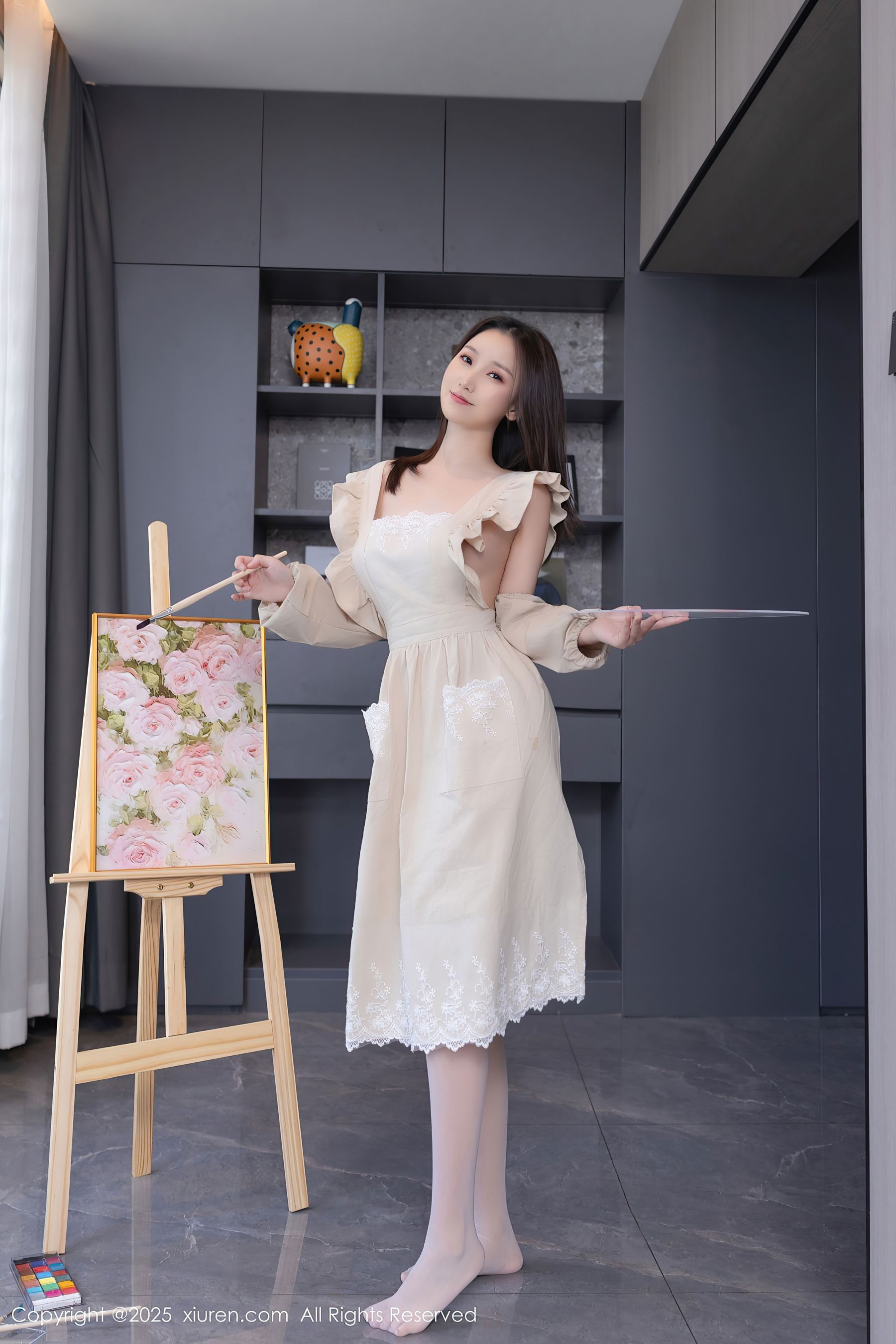 图片[1]-[XiuRen秀人网] No.10308 杏子Yada 白色丝袜-看套图