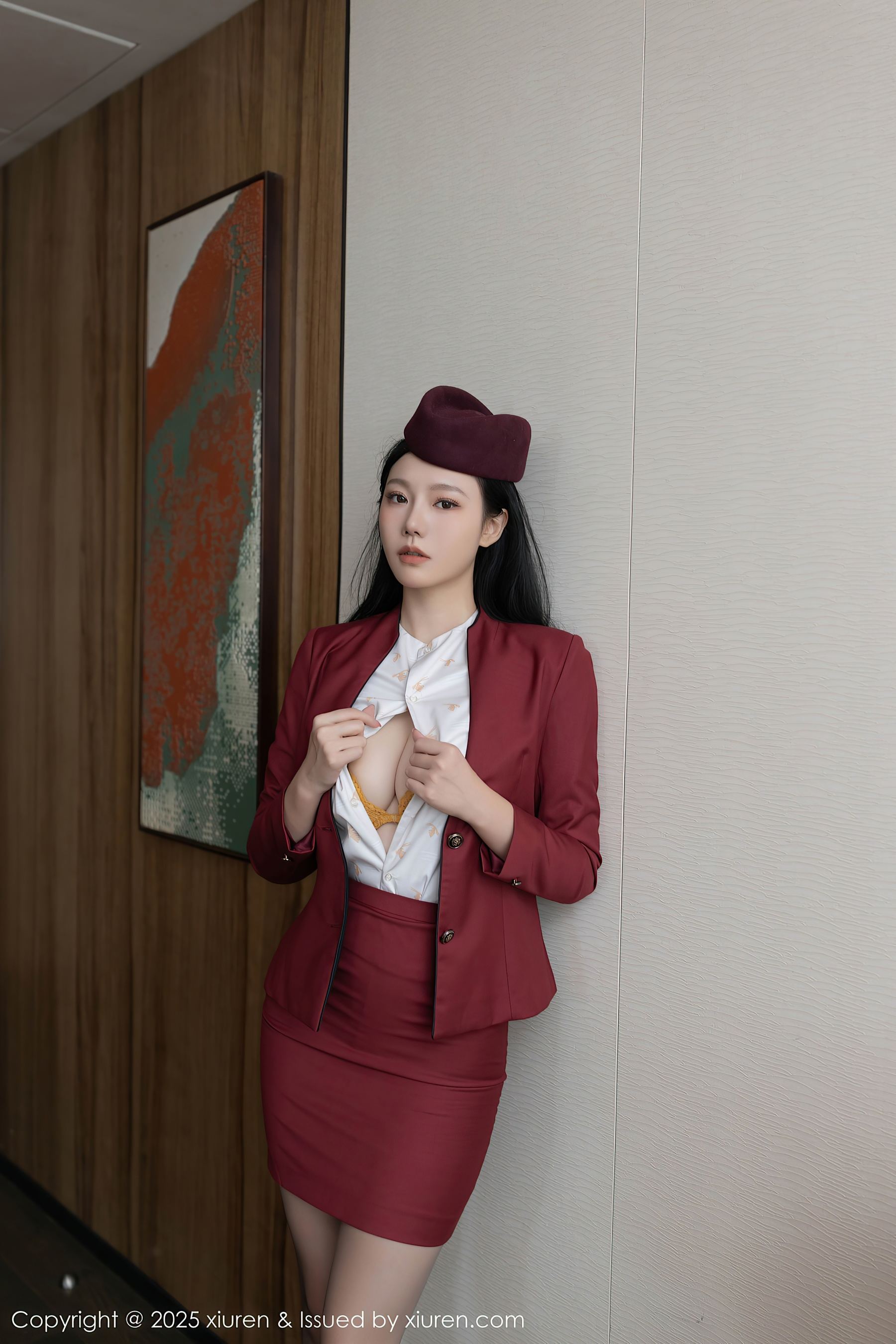 [XiuRen秀人网] No.10333 安然anran 空姐制服-看套图