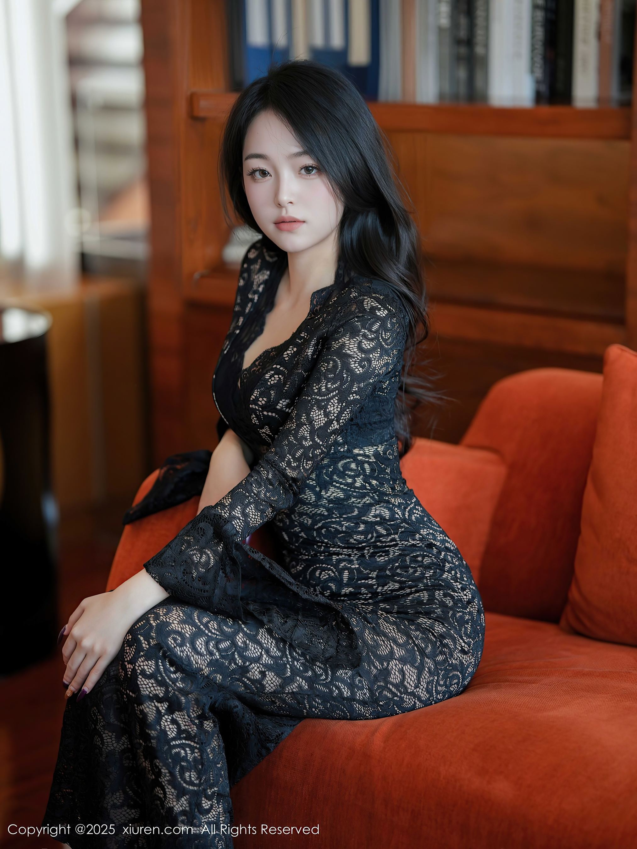 图片[1]-[XiuRen秀人网] No.10360 白琮瑗 蕾丝长裙-看套图