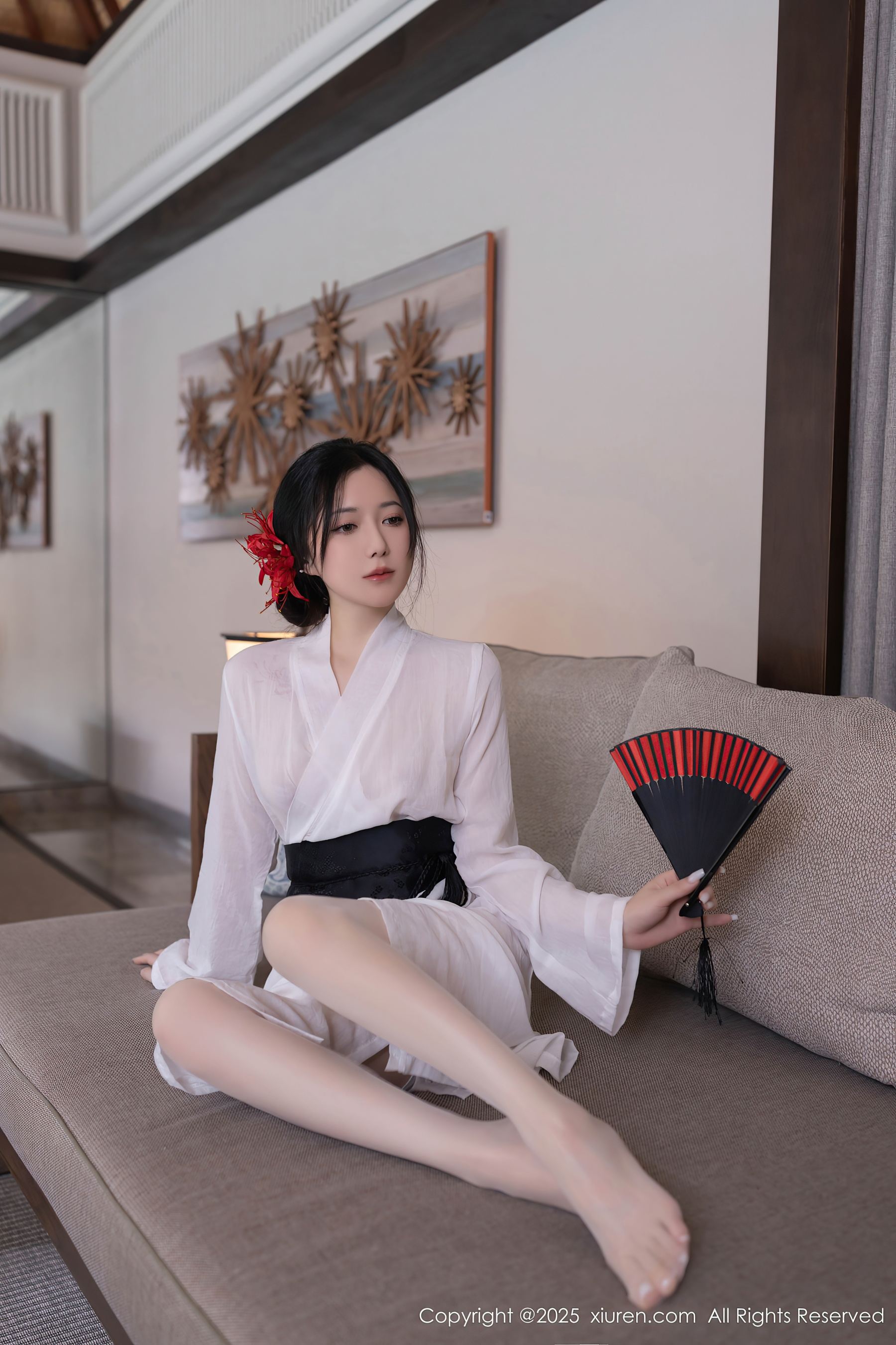 图片[1]-[XiuRen秀人网] No.10514 鱼子酱Fish 白色丝袜-看套图