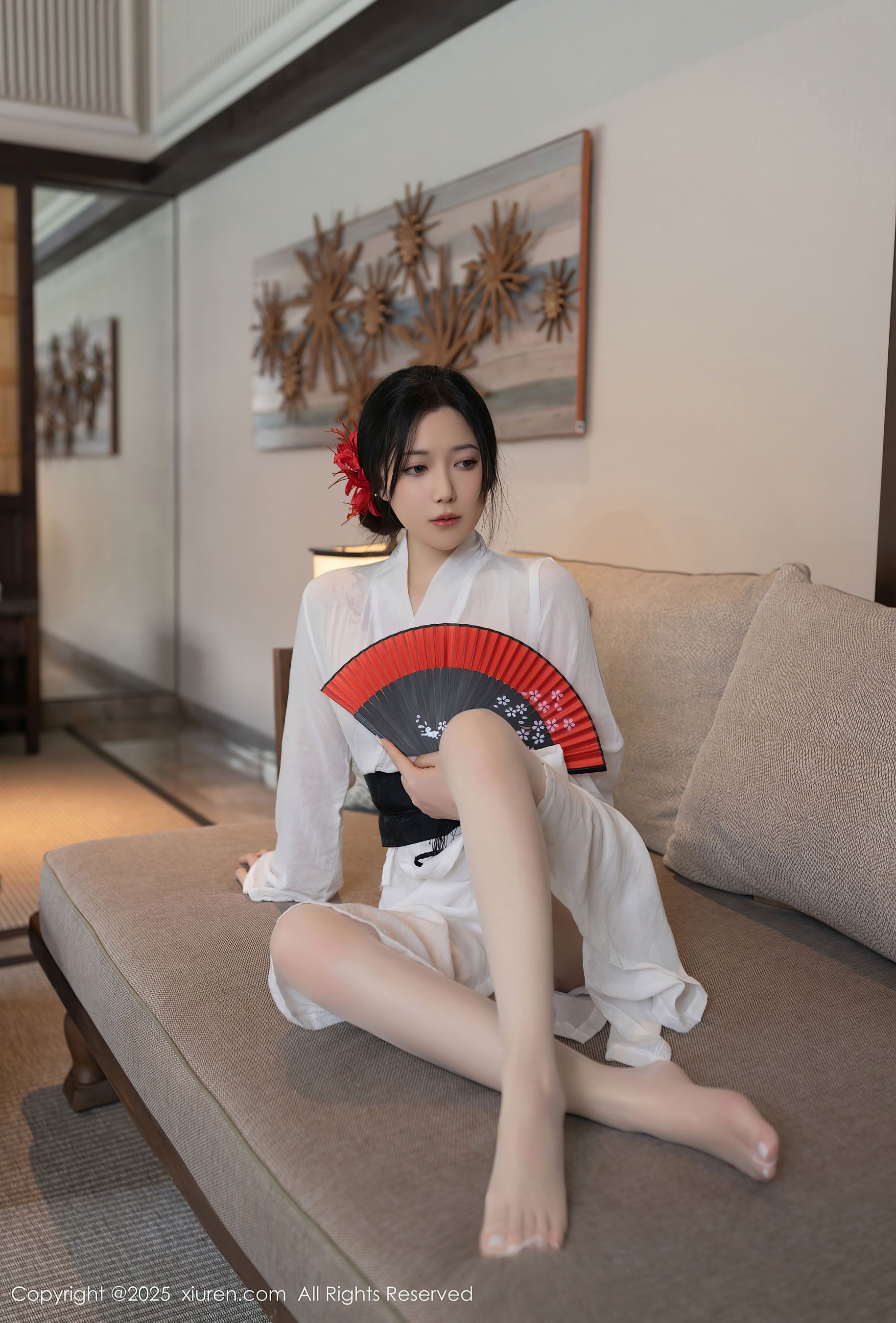 图片[3]-[XiuRen秀人网] No.10514 鱼子酱Fish 白色丝袜-看套图