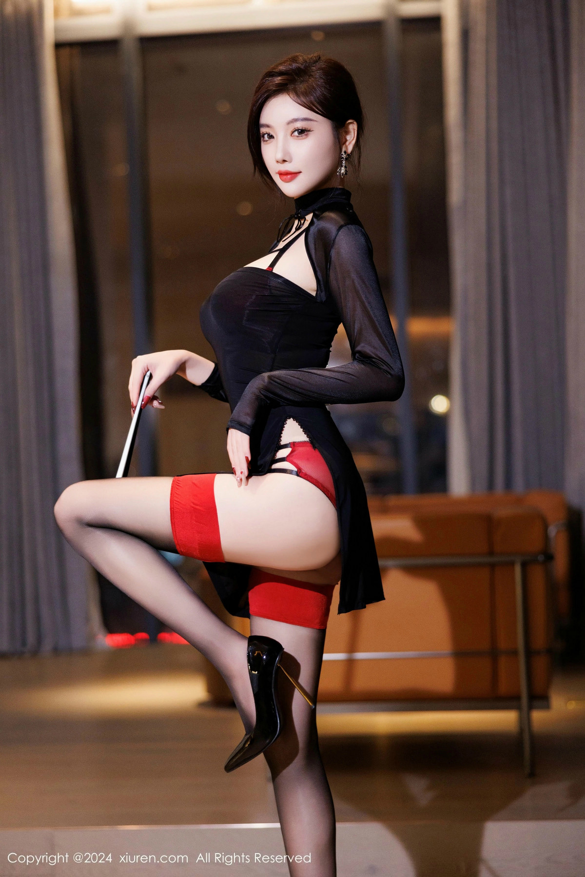 [XiuRen秀人网]No.9599_女神杨晨晨Yome性感黑色服饰露红色内衣配黑丝袜秀美腿诱惑写真80PXiuren秀人写真高清美女套图写真下载-看套图推荐论坛Xiuren秀人写真高清美女套图写真下载-看套图免费套图Xiuren秀人写真高清美女套图写真下载-看套图看套图