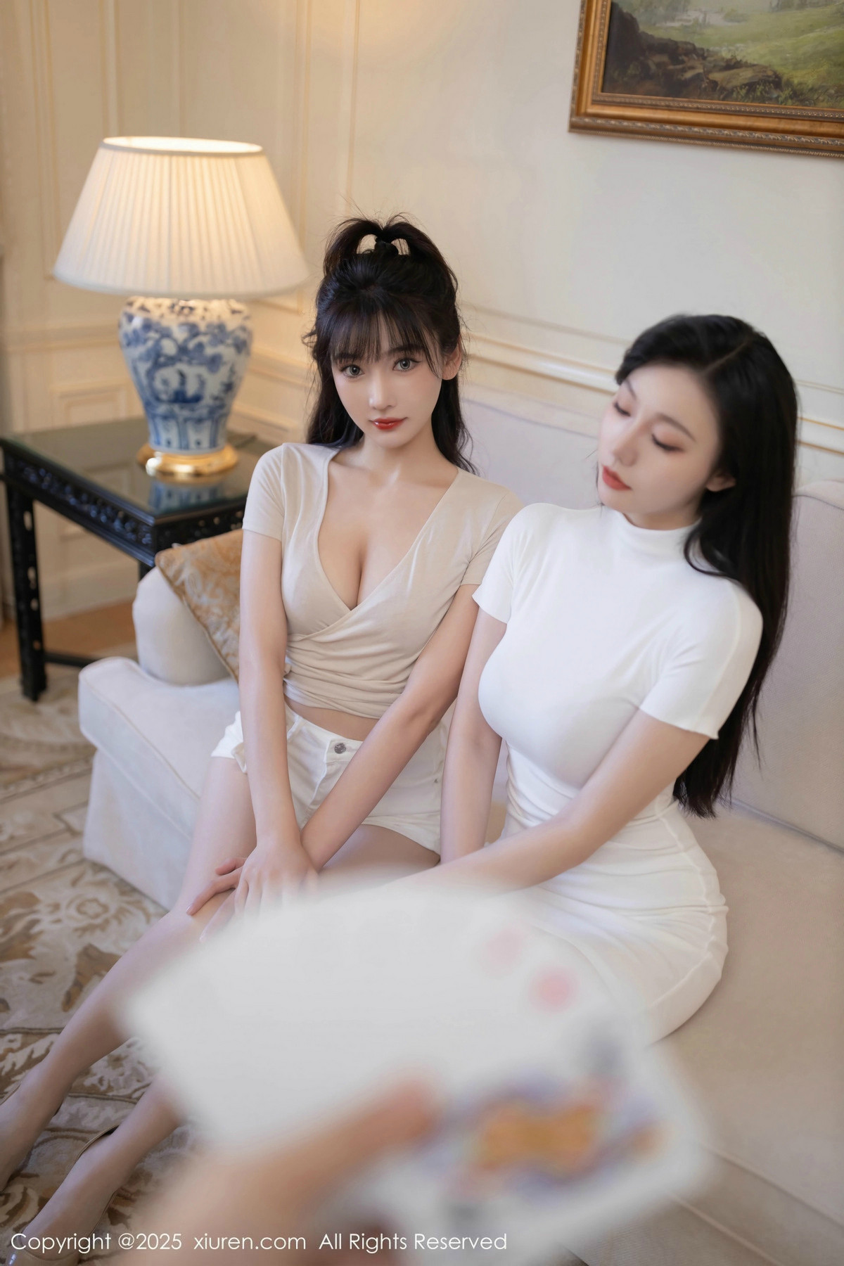 [XiuRen秀人网]No.9806_模特合集陆萱萱＆安然anran性感姐妹花蕾丝内衣撩人诱惑写真80PXiuren秀人写真高清美女套图写真下载-看套图看套图