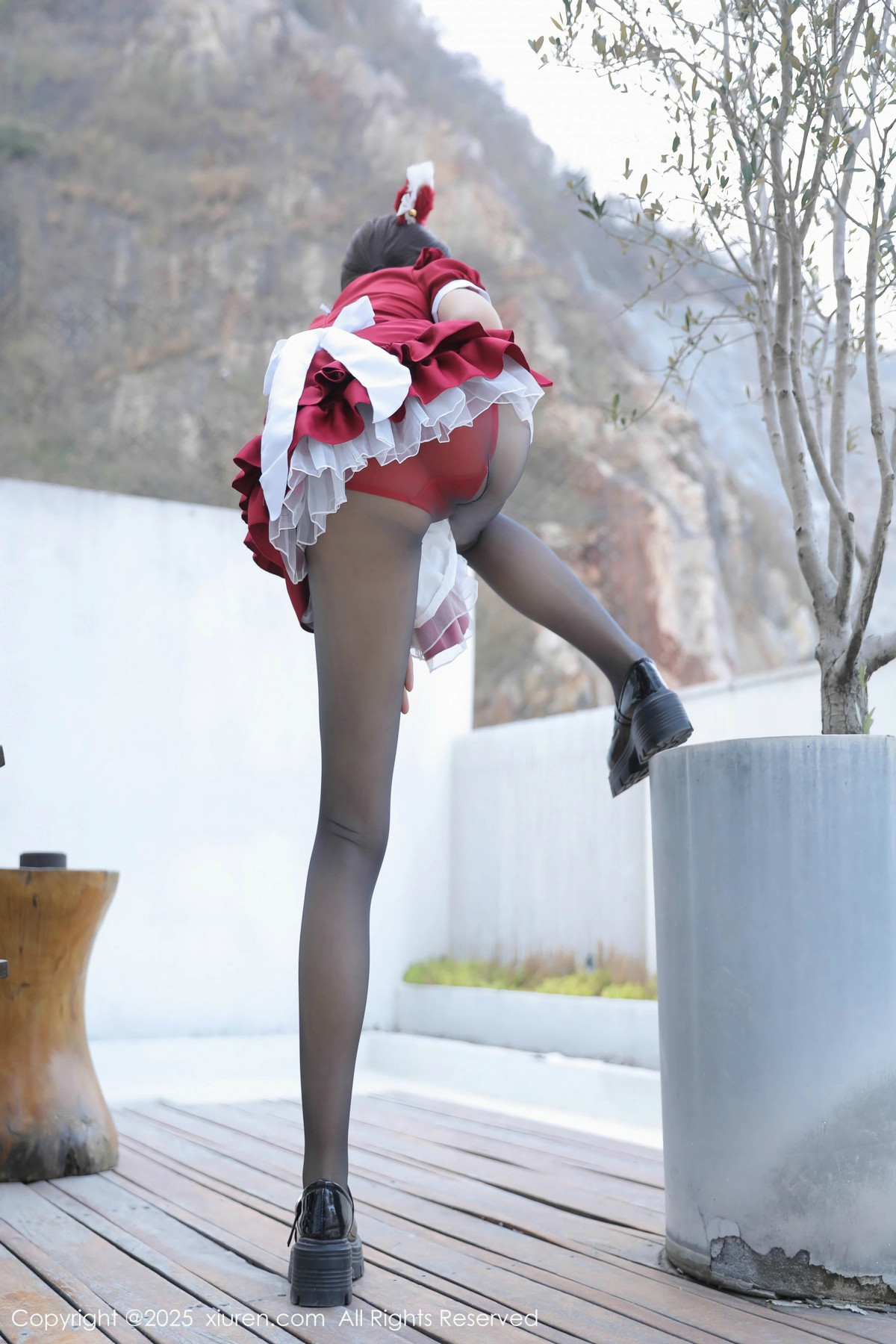 [XiuRen秀人网]No.9814_模特桃妖夭红色喜庆女仆服露红色内衣配超薄黑丝秀美腿诱惑写真87PXiuren秀人写真高清美女套图写真下载-看套图推荐论坛Xiuren秀人写真高清美女套图写真下载-看套图免费套图Xiuren秀人写真高清美女套图写真下载-看套图看套图