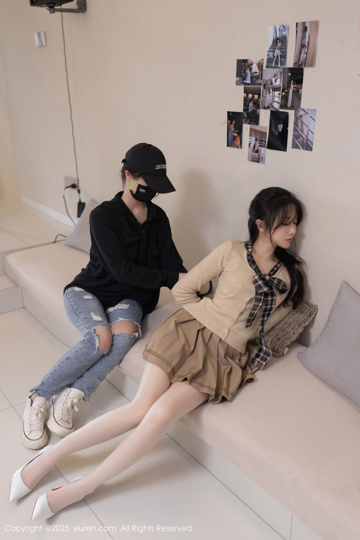 [XiuRen秀人网]No.9988_模特鱼子酱Fish性感浅色短裙配开档白丝秀曼妙身姿完美诱惑写真82PXiuren秀人写真高清美女套图写真下载-看套图看套图