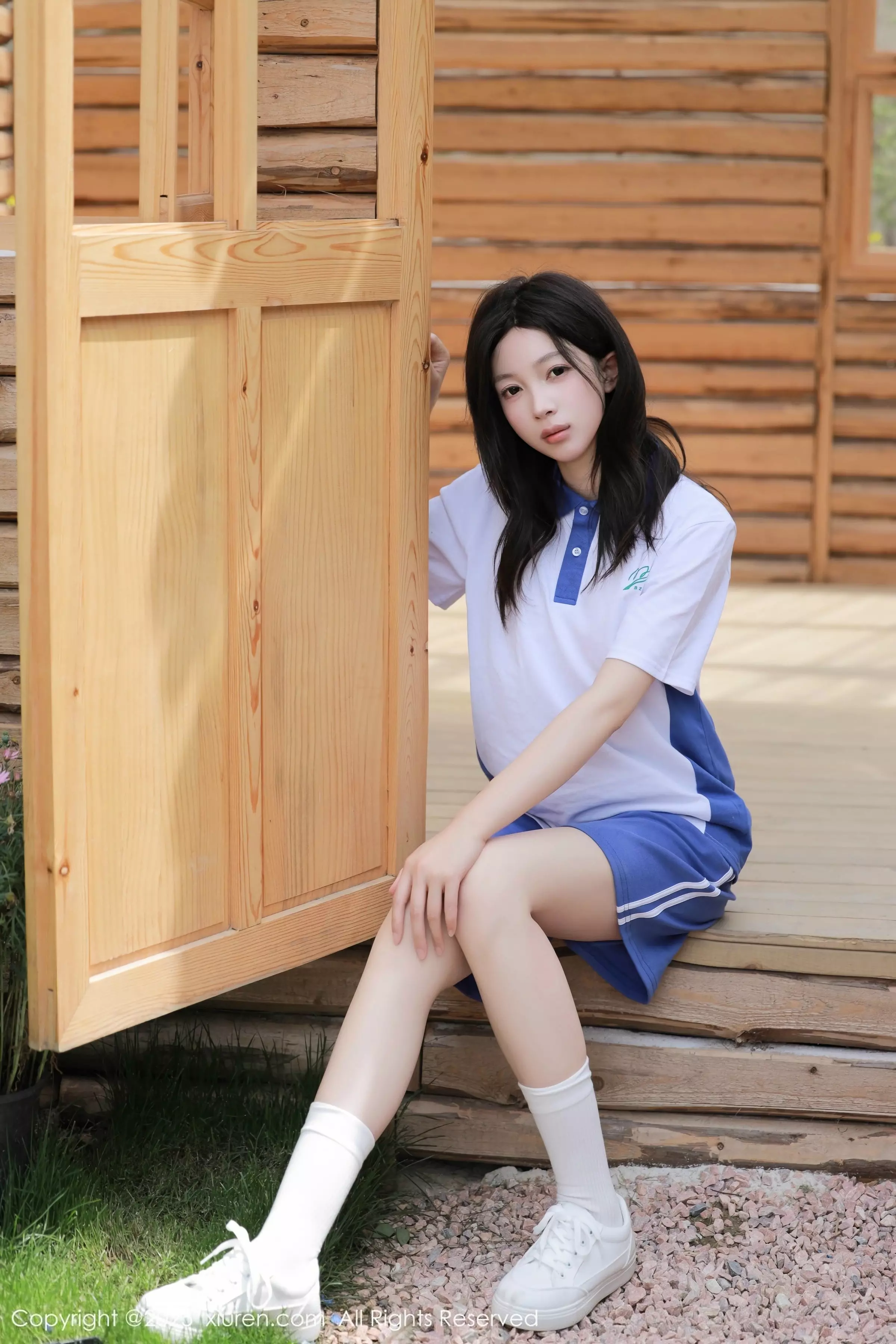 [XiuRen秀人网]No.10318_模特橙子酱Lillian蓝白色学妹制服露肉色内衣秀曼妙身姿诱惑写真62PXiuren秀人写真高清美女套图写真下载-看套图看套图