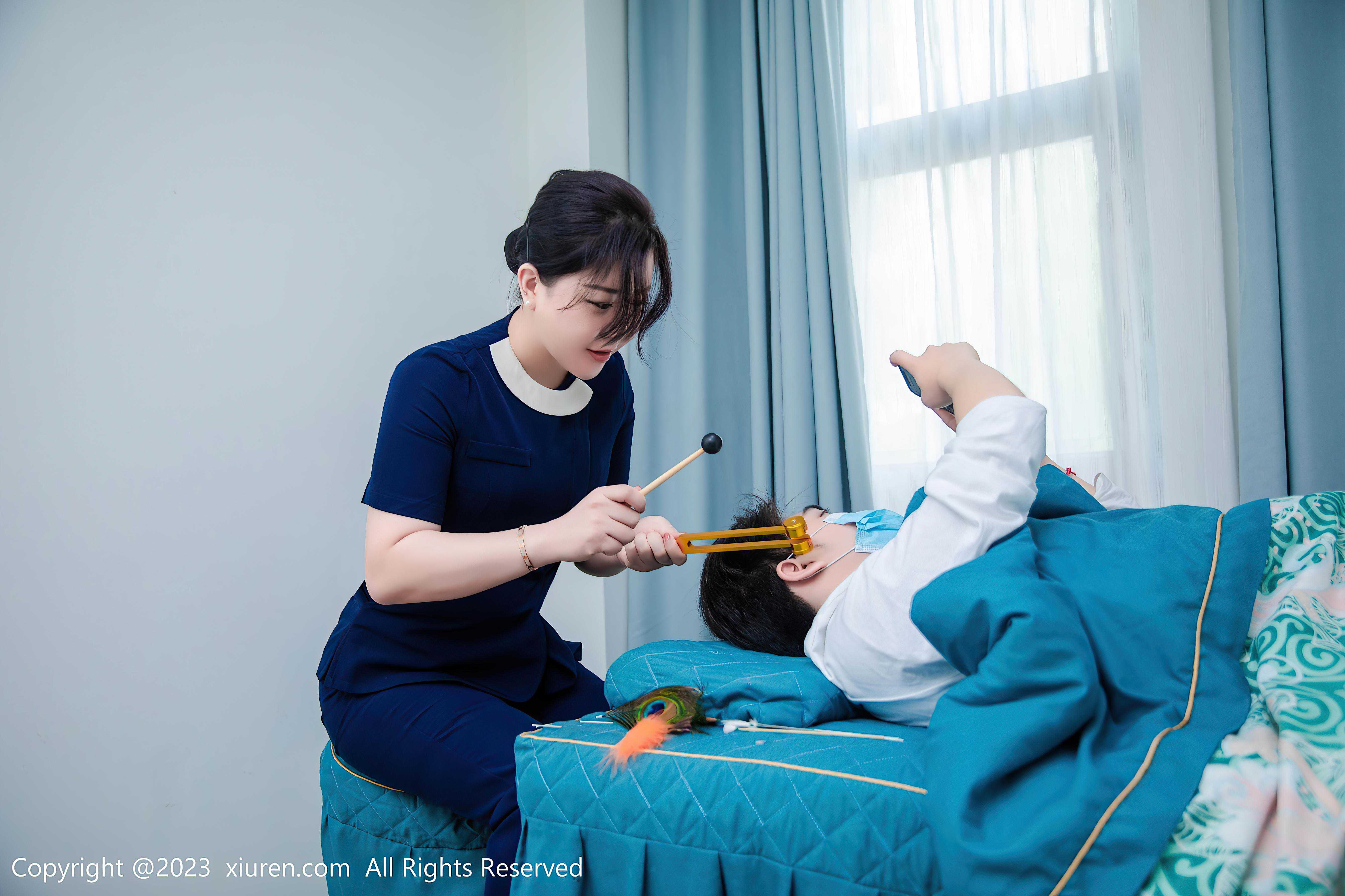 [XiuRen秀人网]2023.06.08 NO.6878 王婉悠Queen 蓝色按摩制服与透视情趣内衣加丝袜美腿性感私房写真集Xiuren秀人写真高清美女套图写真下载-看套图秀人网论坛Xiuren秀人写真高清美女套图写真下载-看套图免费套图Xiuren秀人写真高清美女套图写真下载-看套图看套图
