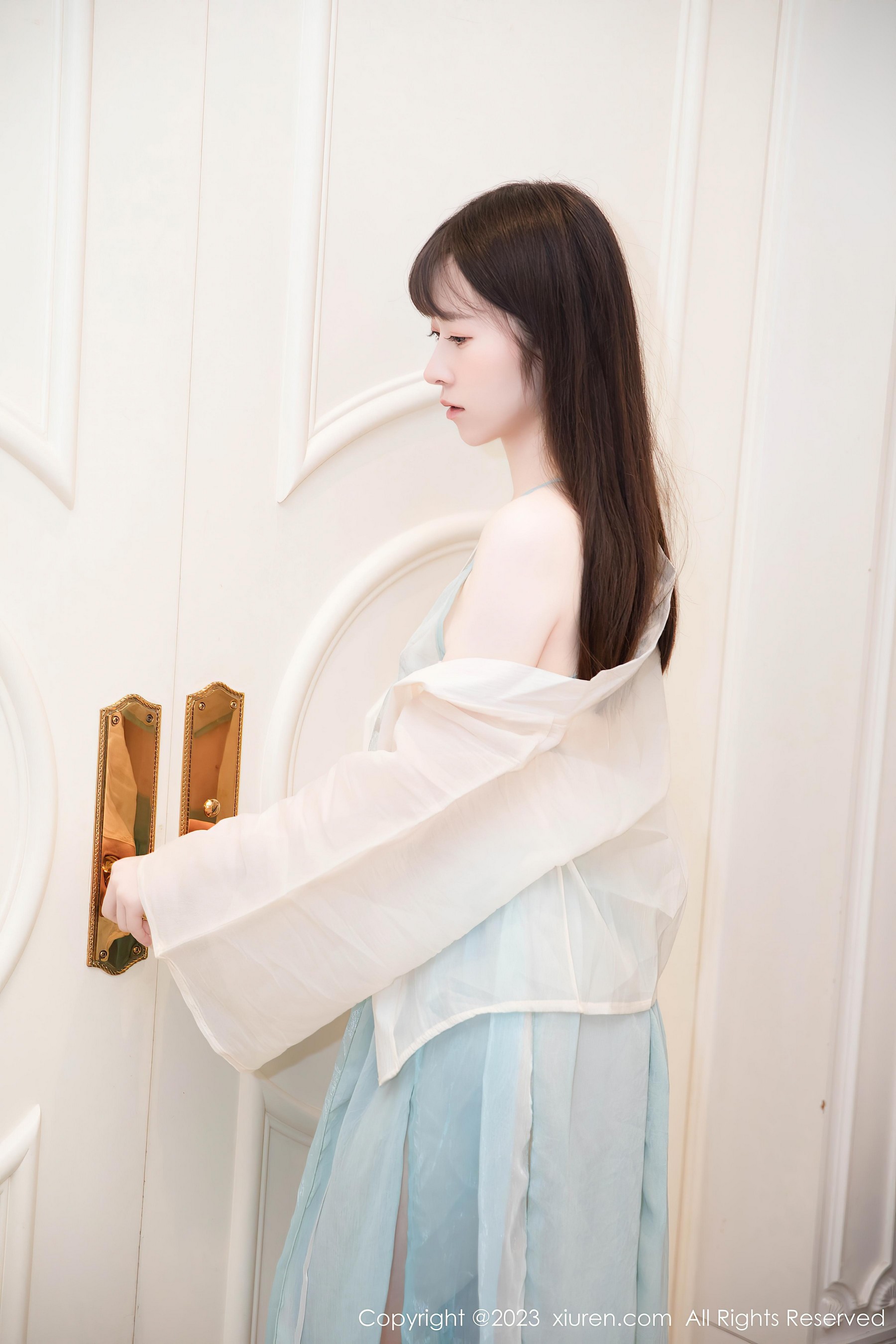 [XiuRen秀人网]2023.09.01 NO.7321 林悠悠 粉色透视古装汉服加情趣肚兜性感私房写真集-看套图